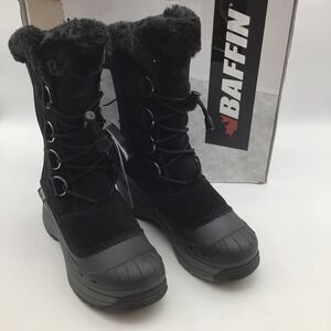 Baffin Chloe Womens Black Waterproof Winter Snow Boots 4510-0185 Size 9 NEW